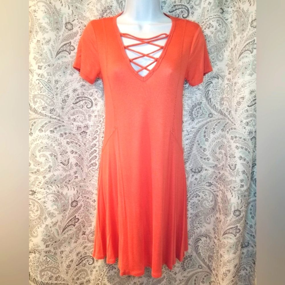 Derek Heart Small Coral Dress